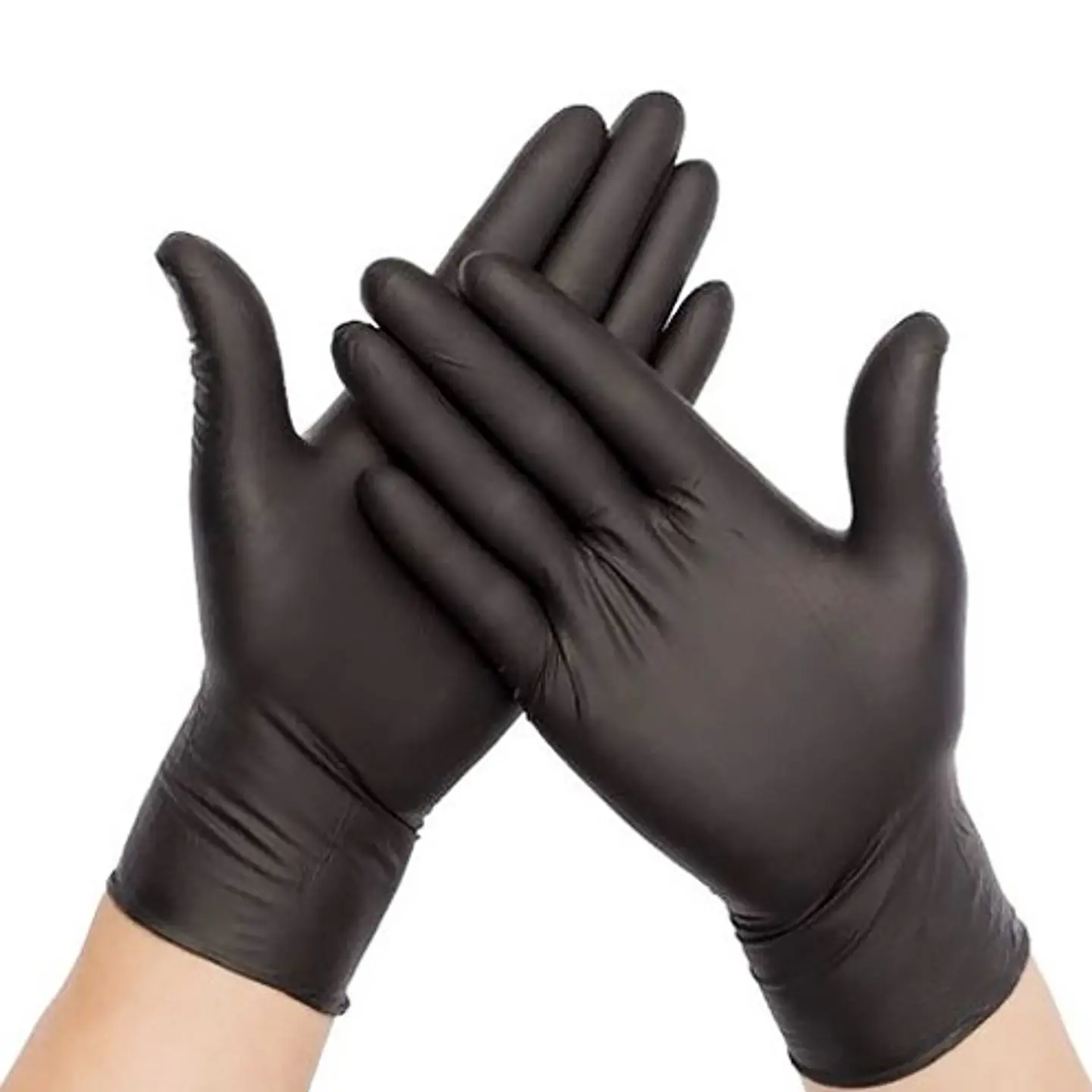 Guantes de examinación nitrilo negro TALLA M 1