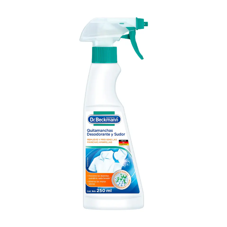 Quitamanchas desodorante y sudor spray 250ml 1