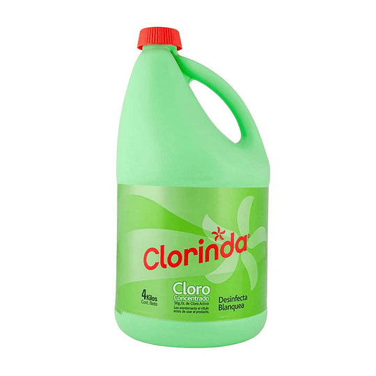 Cloro hogar Clorinda 4L