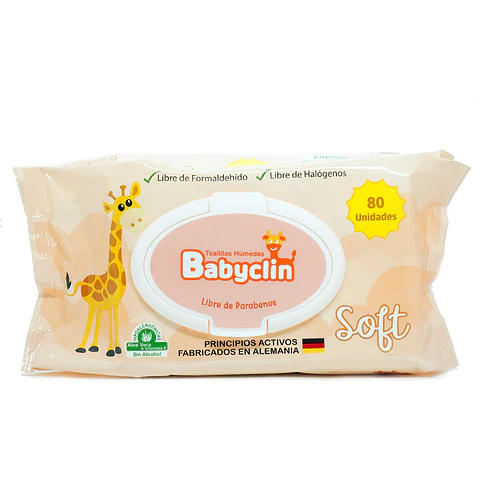 Toallitas húmedas Babyclin 80 unidades