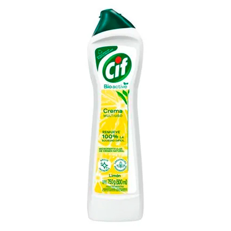 Limpiador Cif crema limón 750g