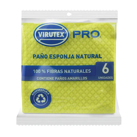 Paños absorbentes amarillos (6 unidades)