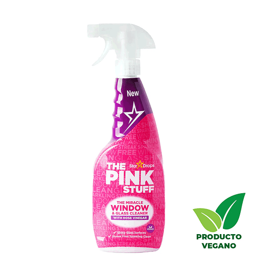 Limpiavidrios con vinagre de rosa 750 ml