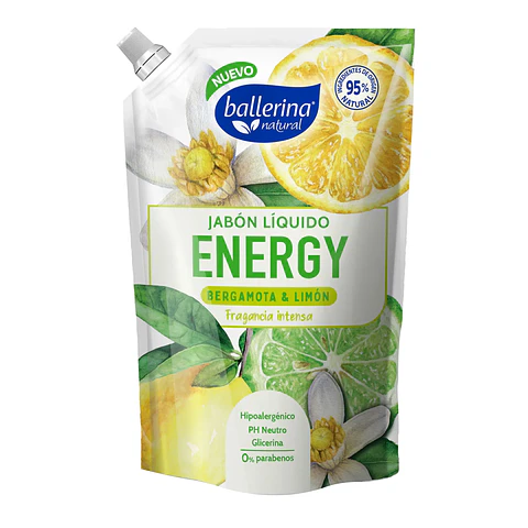 Jabón líquido Energy 750ml