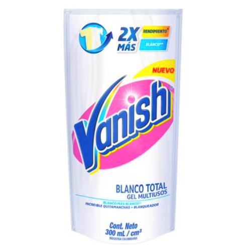 Vanish Jabón Quitamanchas de Lavar Ropa Blanca 75g