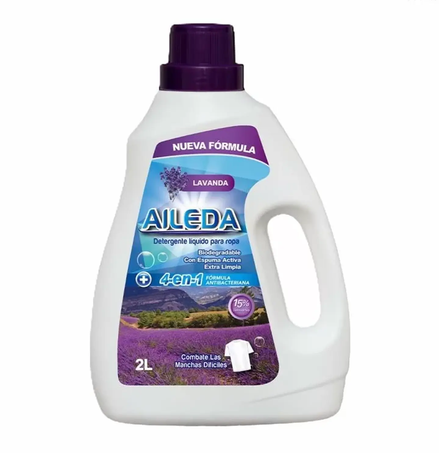 Detergente de ropa líquido Lavanda 2L 1