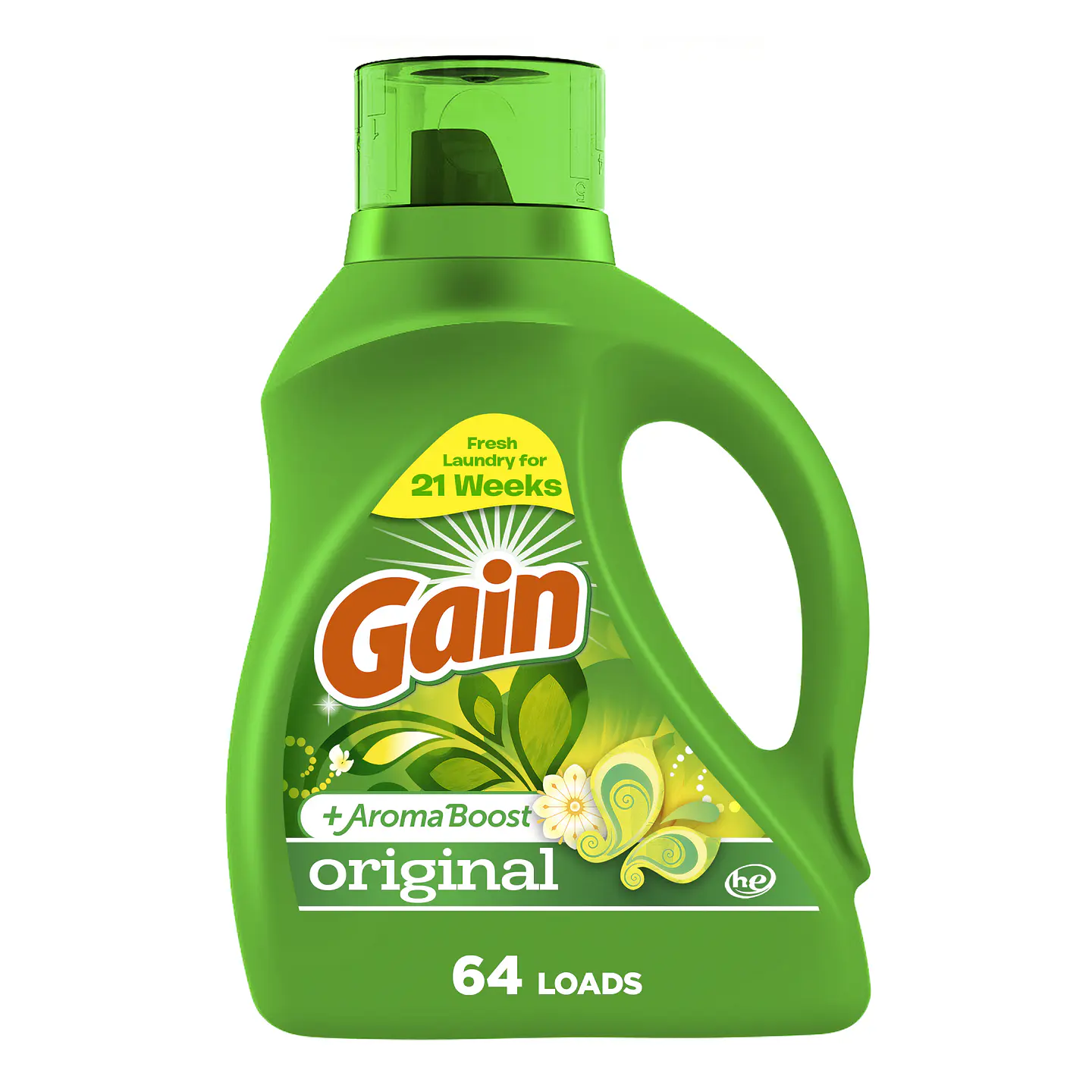 Detergente líquido original Gain 2,6L 1