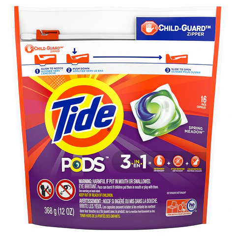 Detergente en cápsulas Tide Spring Meadow (16 unidades)