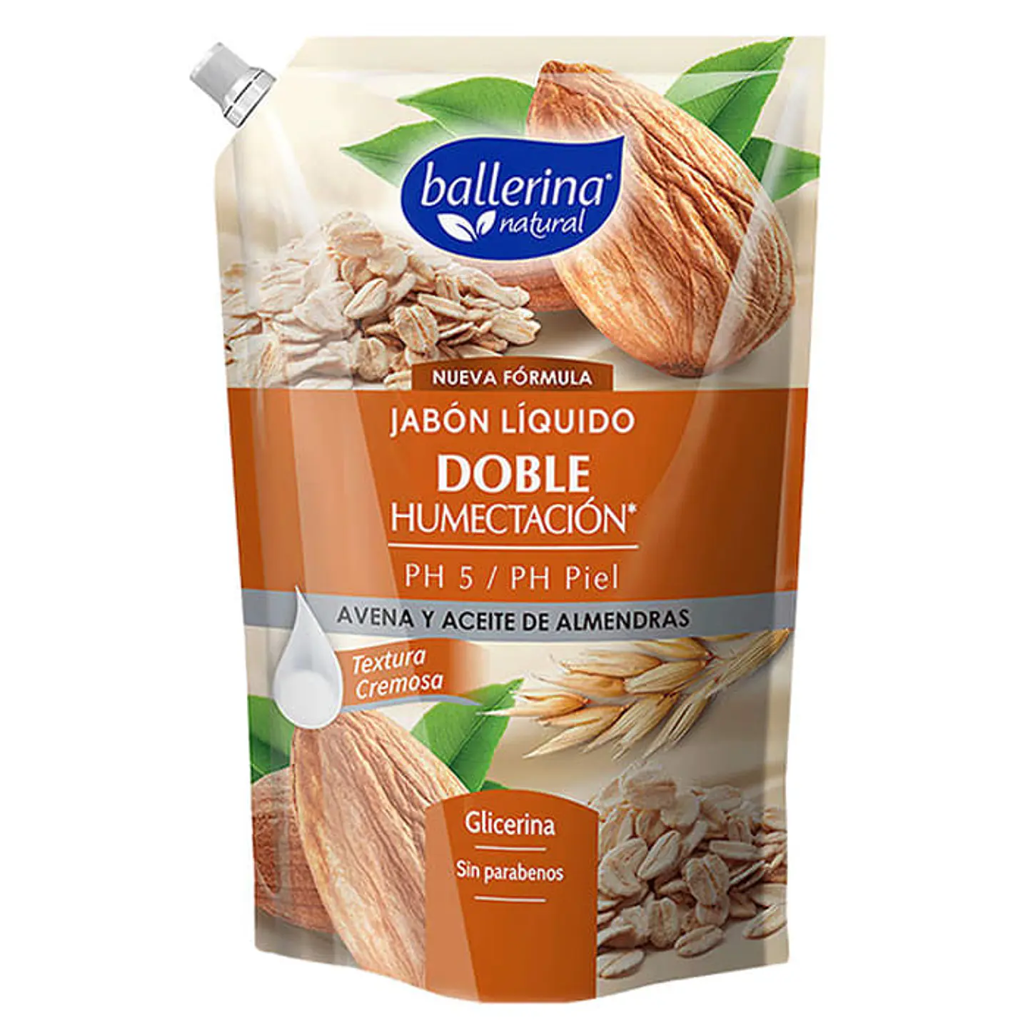Jabón líquido Avena Almendras 750ml 1