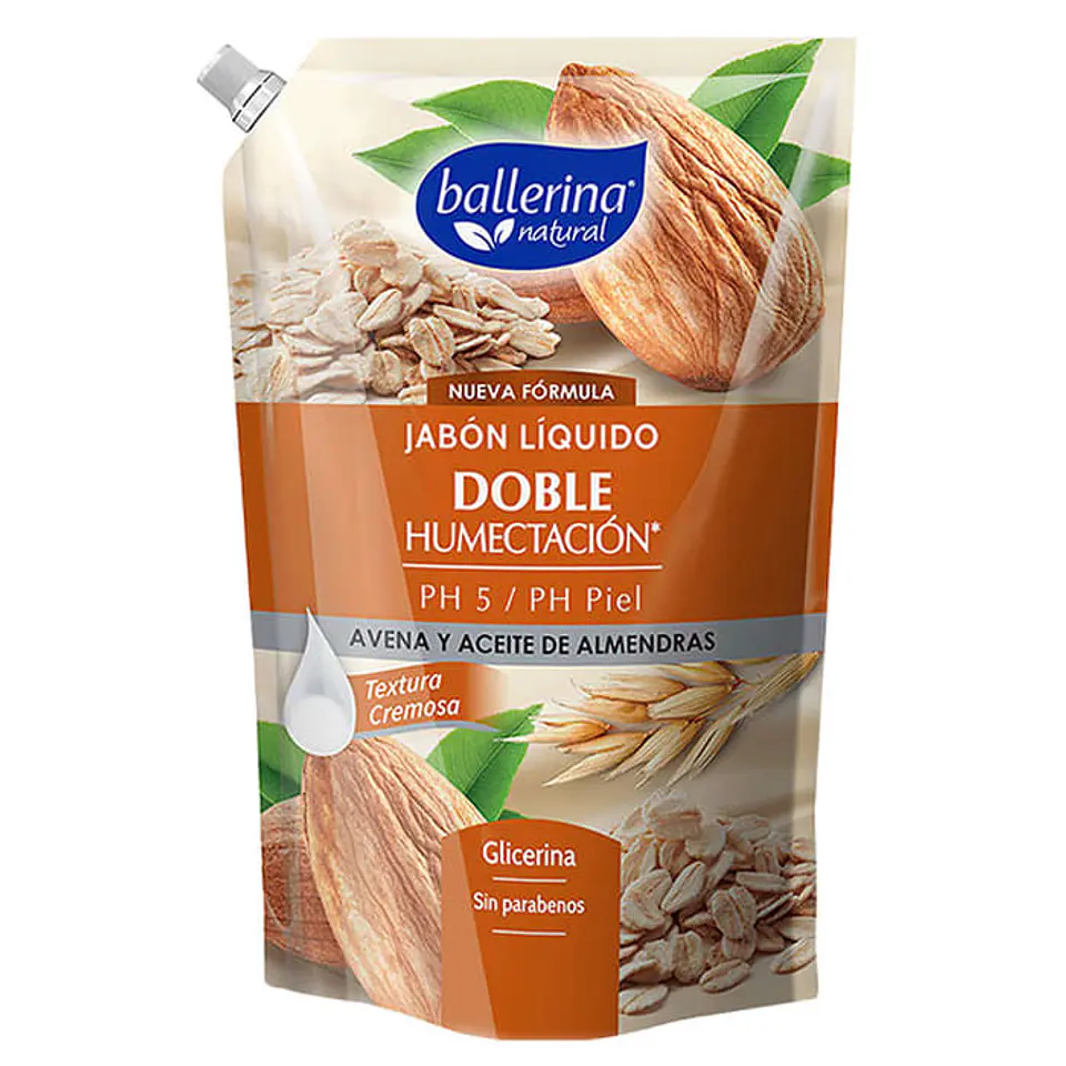 Jabón líquido Avena Almendras 750ml 1