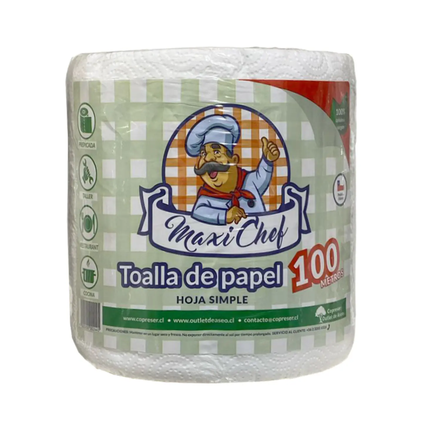 Toalla de papel H/S 100m 1