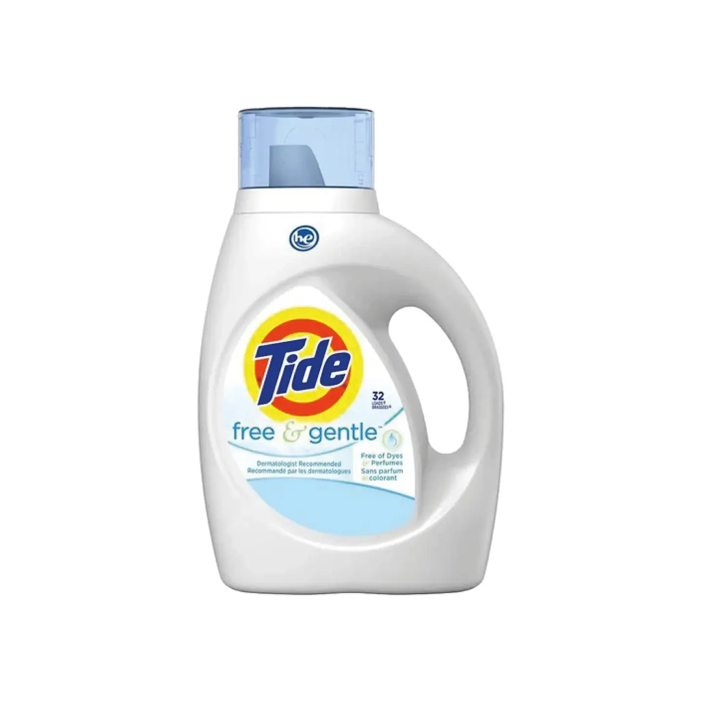 Detergente líquido Tide Free & Gentle 1,36L 1