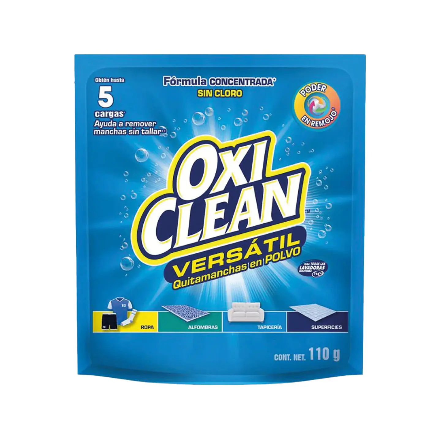 Quitamanchas en polvo OxiClean 110g 1