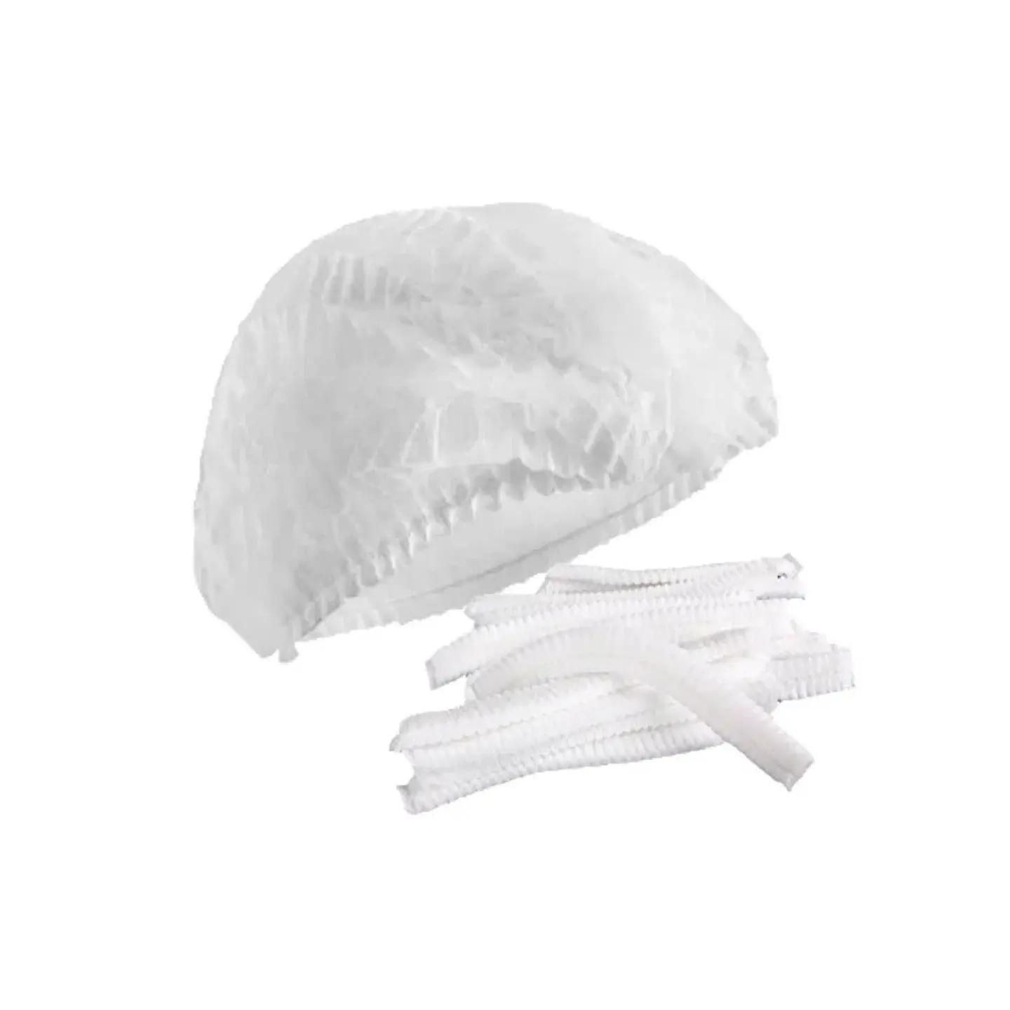 Gorro clip blanco 100 unidades 3