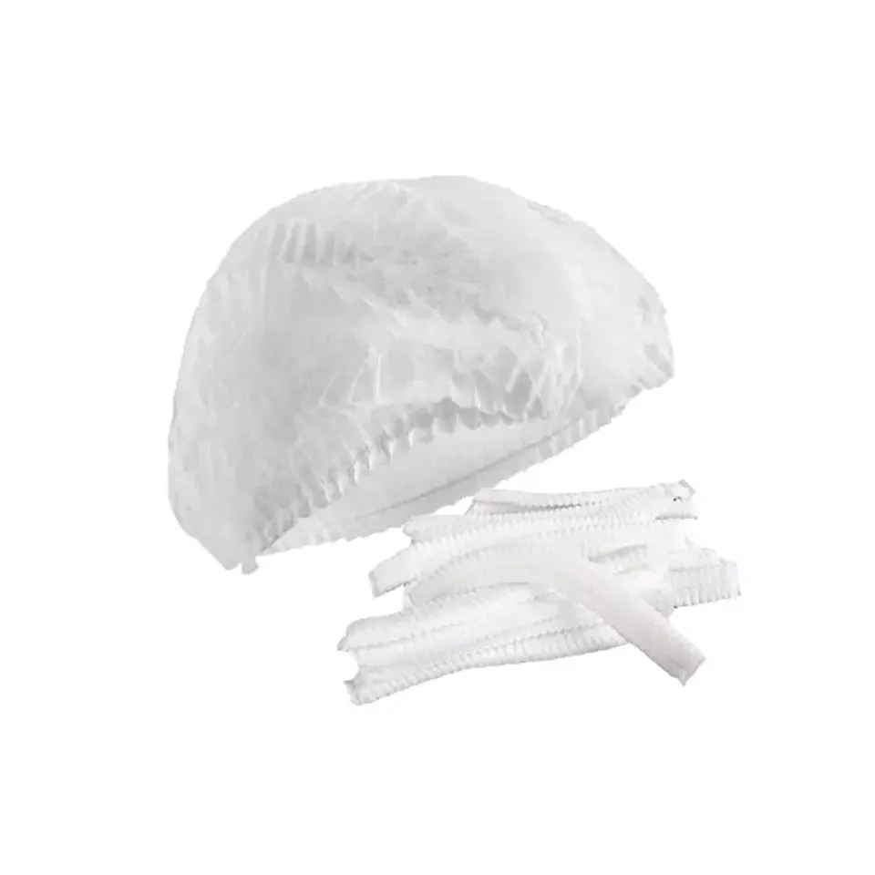 Gorro clip blanco 100 unidades 3