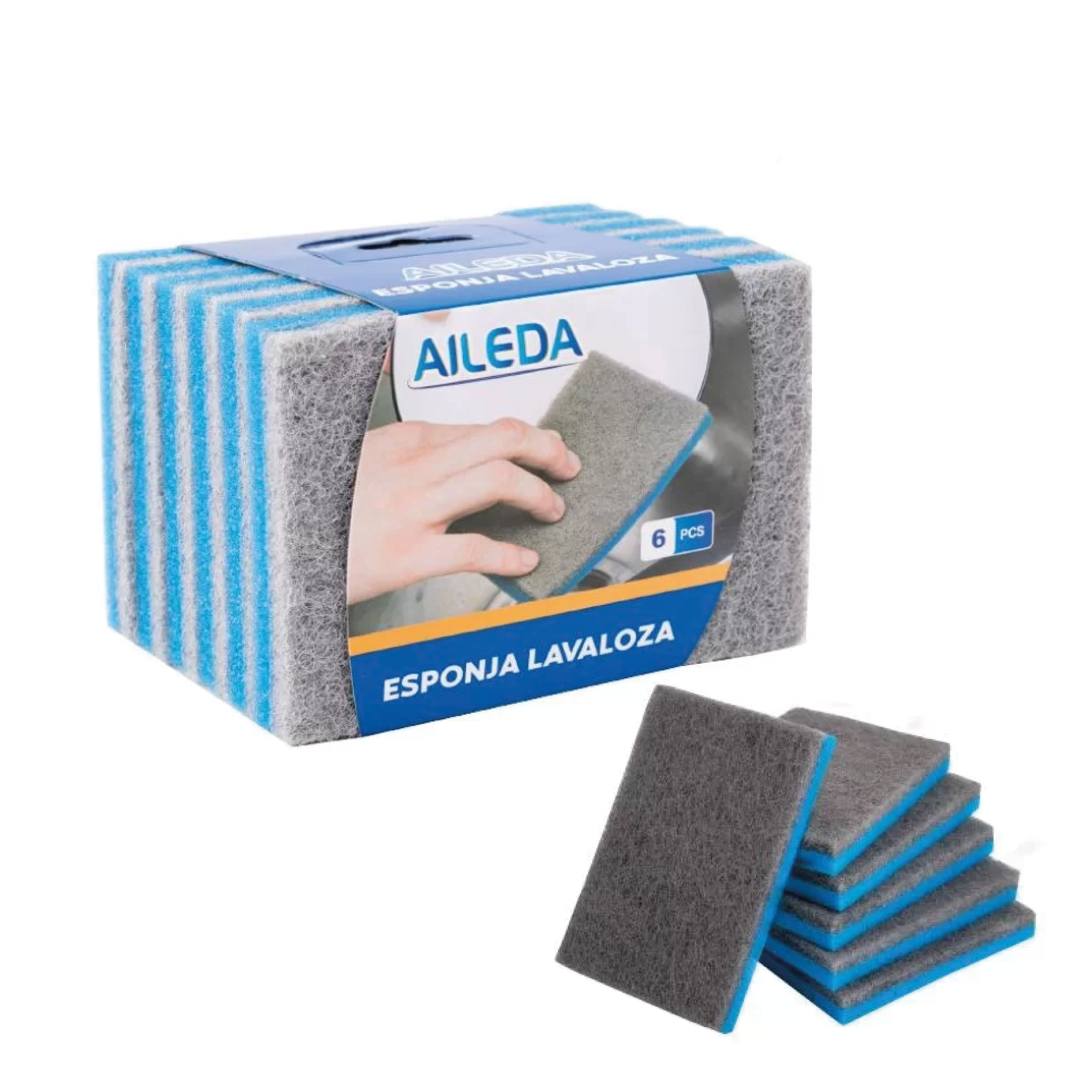 Esponjas para loza (6 unidades)