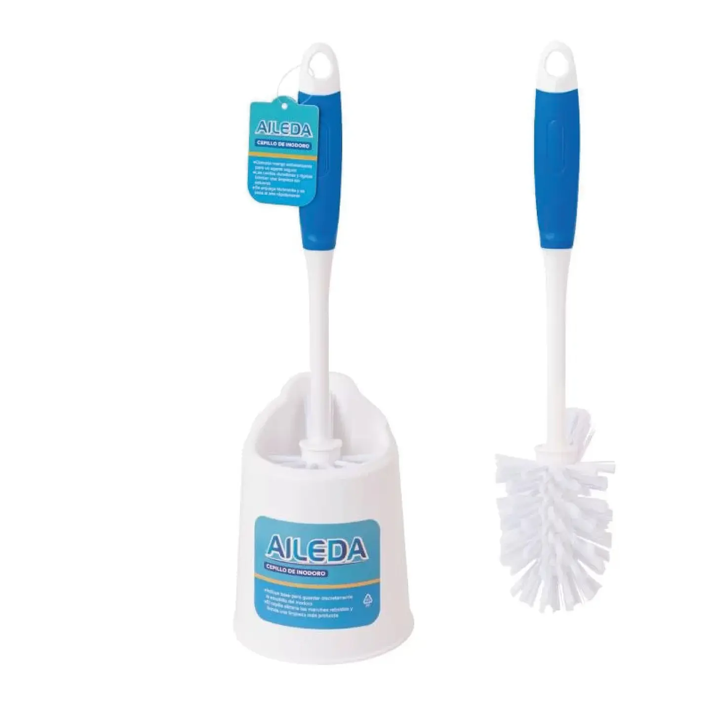 Hisopo para inodoros doble cerda con base 1
