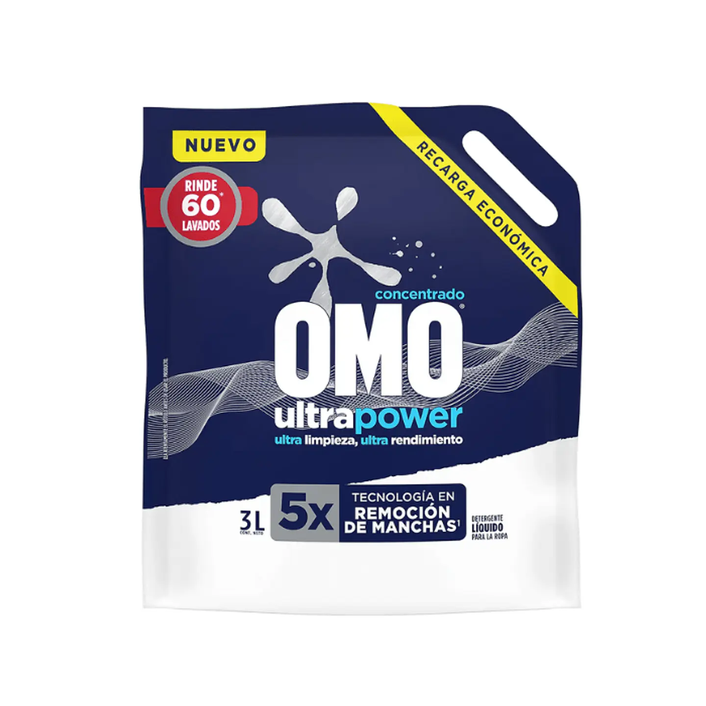 Detergente de ropa Omo Ultra Power 3L 1