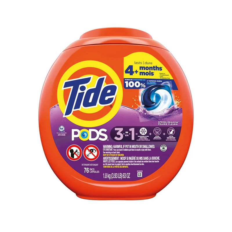 Detergente en cápsulas Tide Spring Meadow (76 unidades)