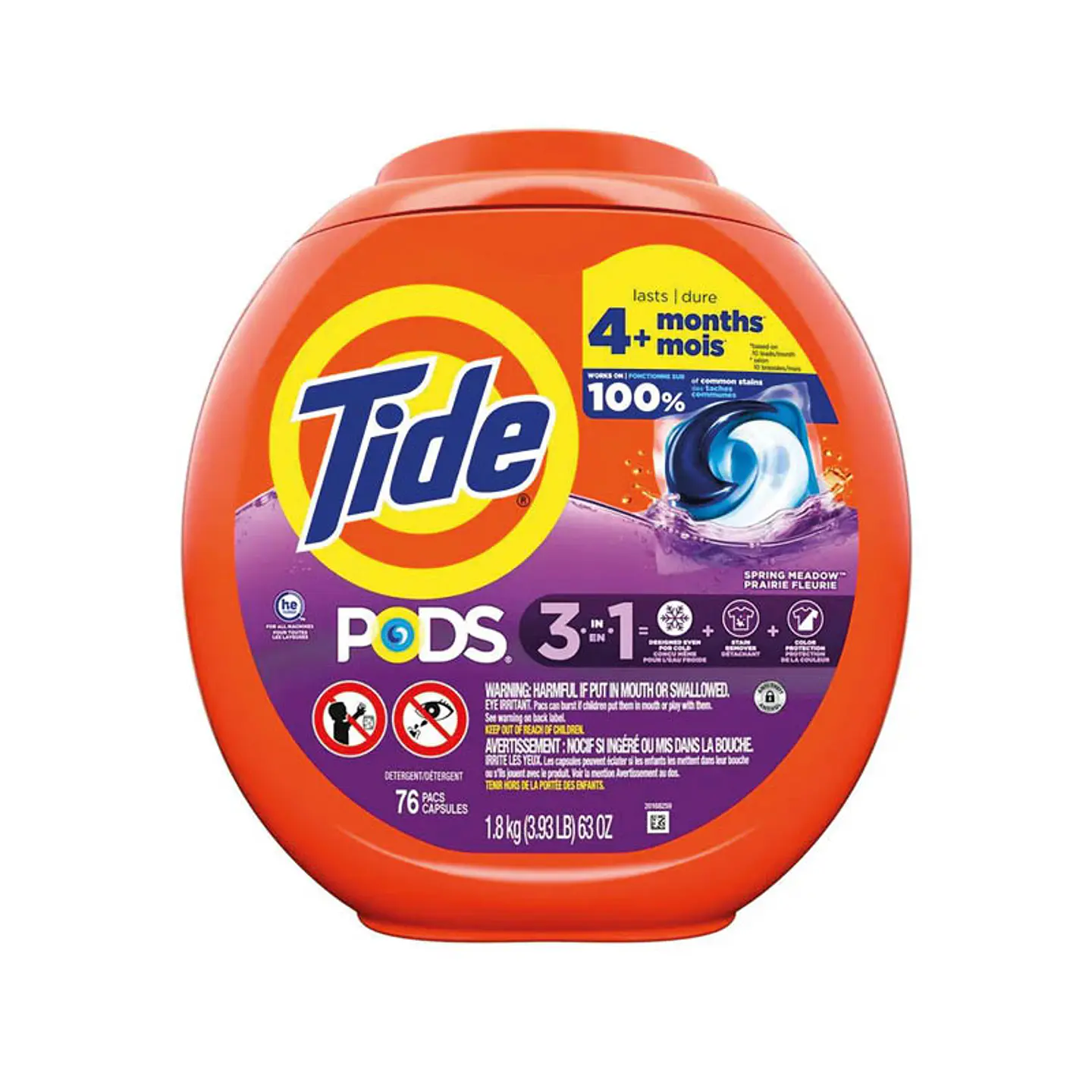 Detergente en cápsulas Tide Spring Meadow (76 unidades) 1