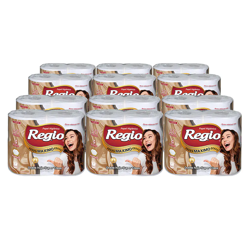 Bolsón papel higiénico 50 m doble hoja (48 rollos) 1