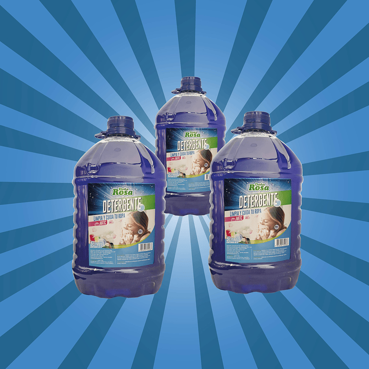 PACK Detergente líquido de ropa Doña Rosa 5L [3 unidades] 1