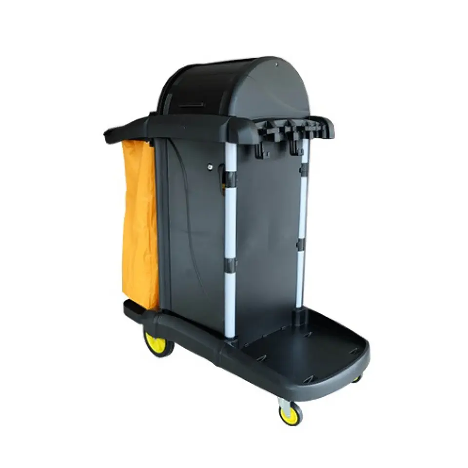 Carro porta elementos con tapa abatible 2
