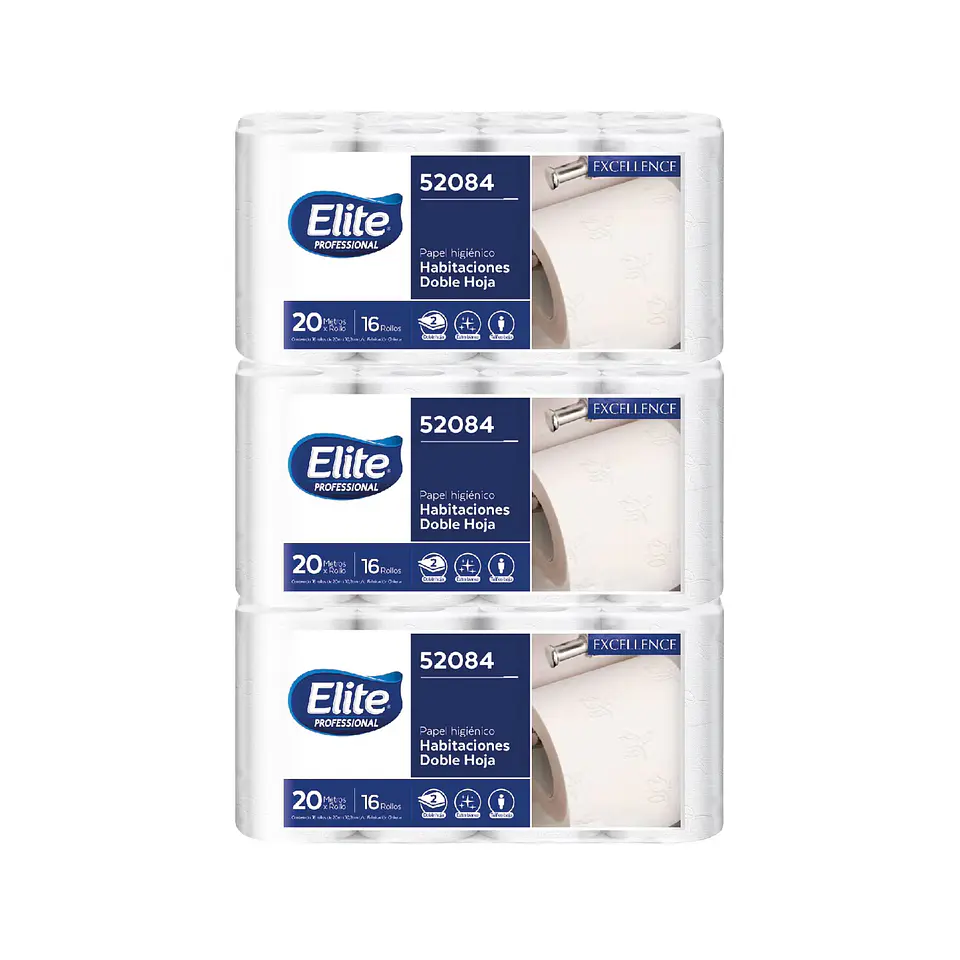 Bolsón papel higiénico 20 m doble hoja (48 rollos) 2