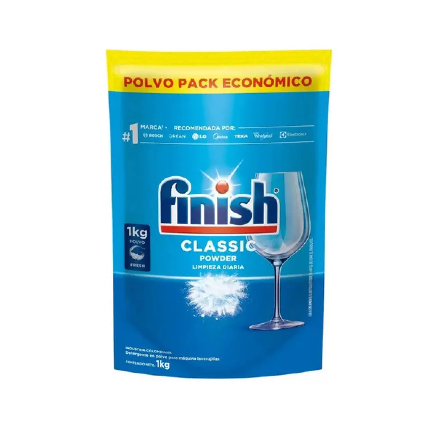Lavavajillas detergente en polvo doypack 1kg 1
