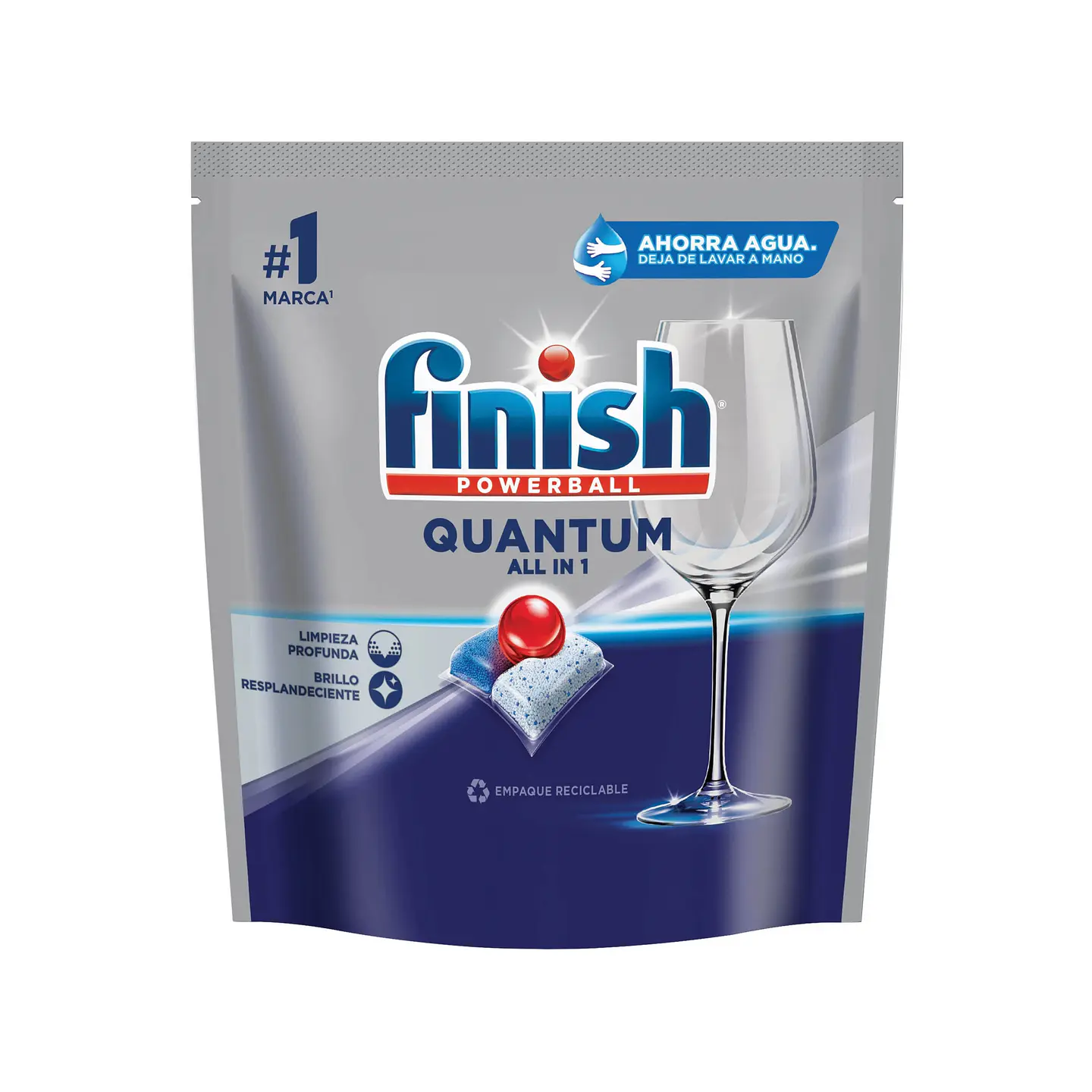 Lavavajillas detergente en tabletas Quantum (15 unidades) 1
