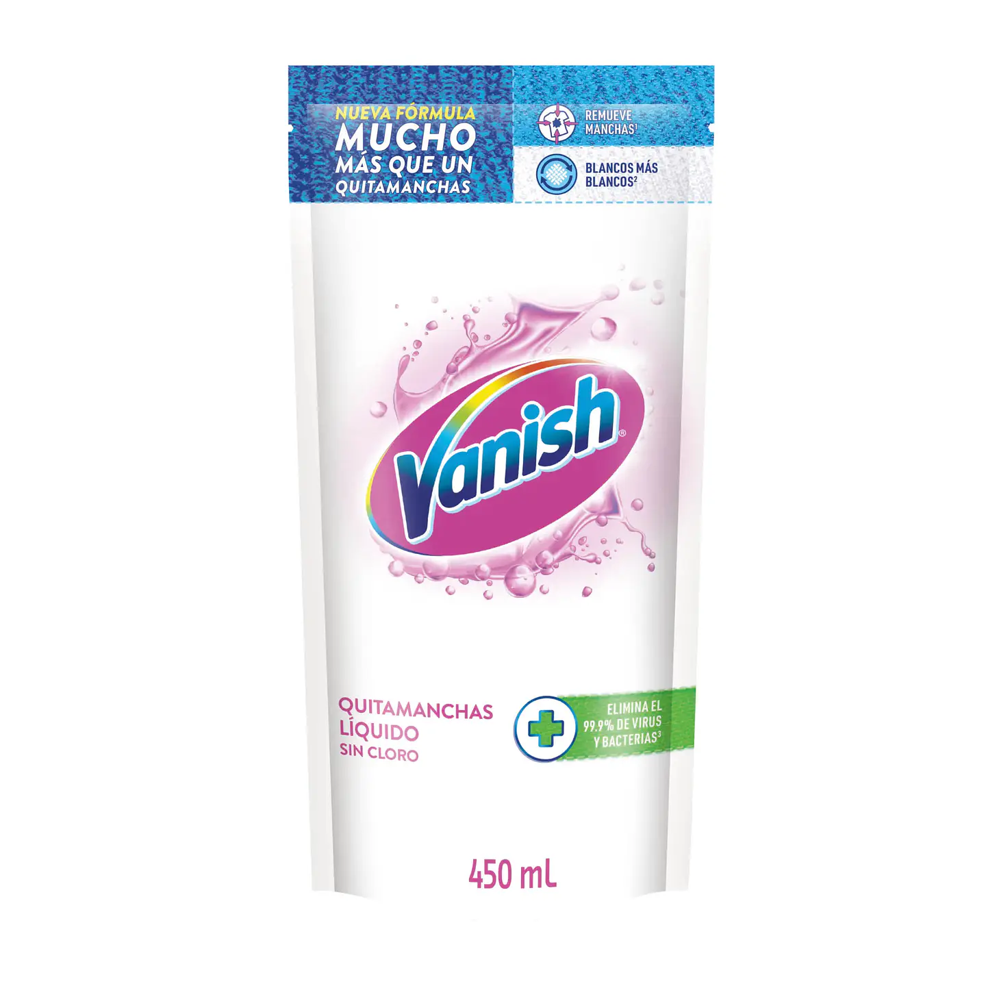 Quitamanchas líquido Blanco doypack 450ml 1