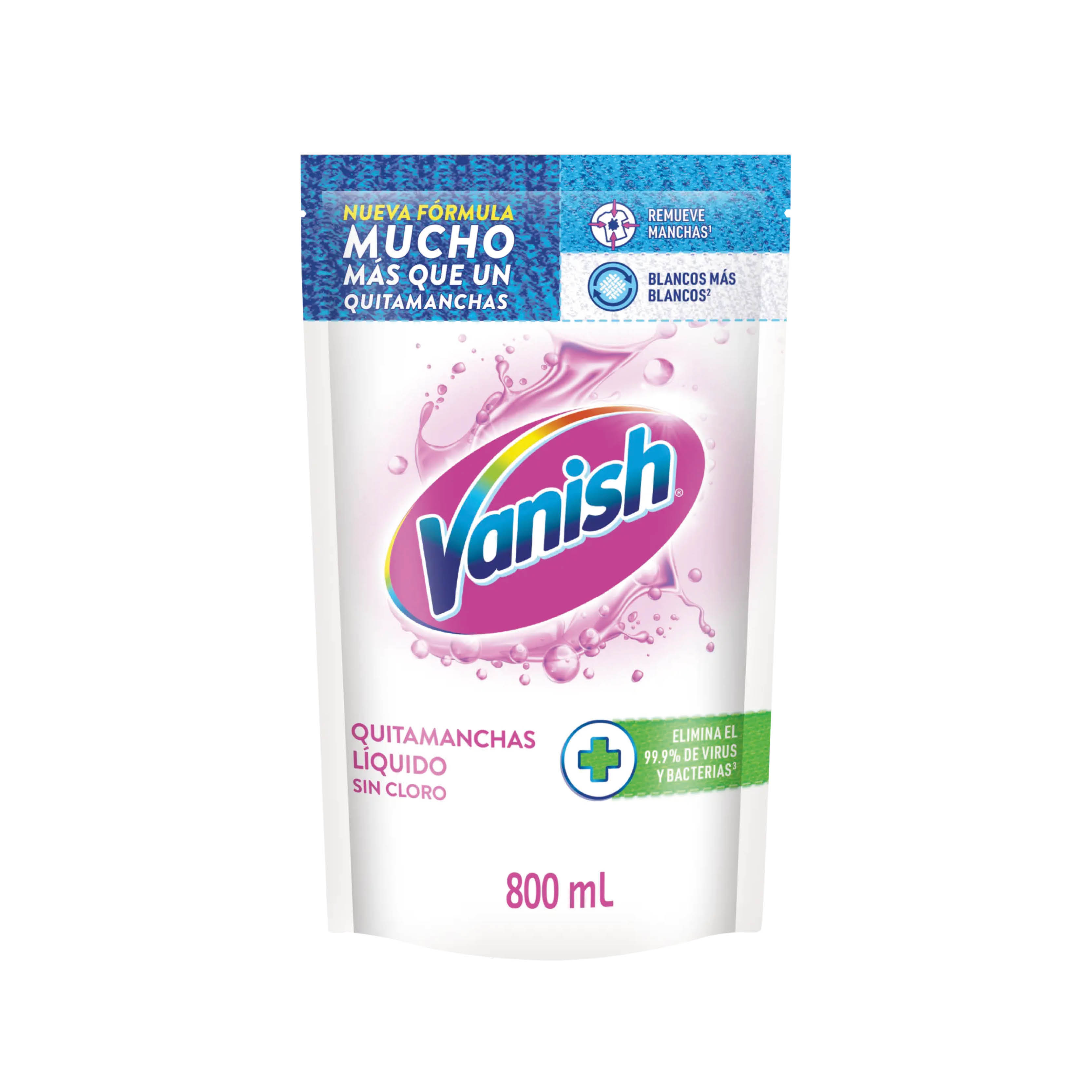 Quitamanchas líquido Blanco doypack 800ml