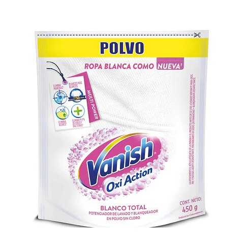 Quitamanchas en polvo Blanco doypack 450g