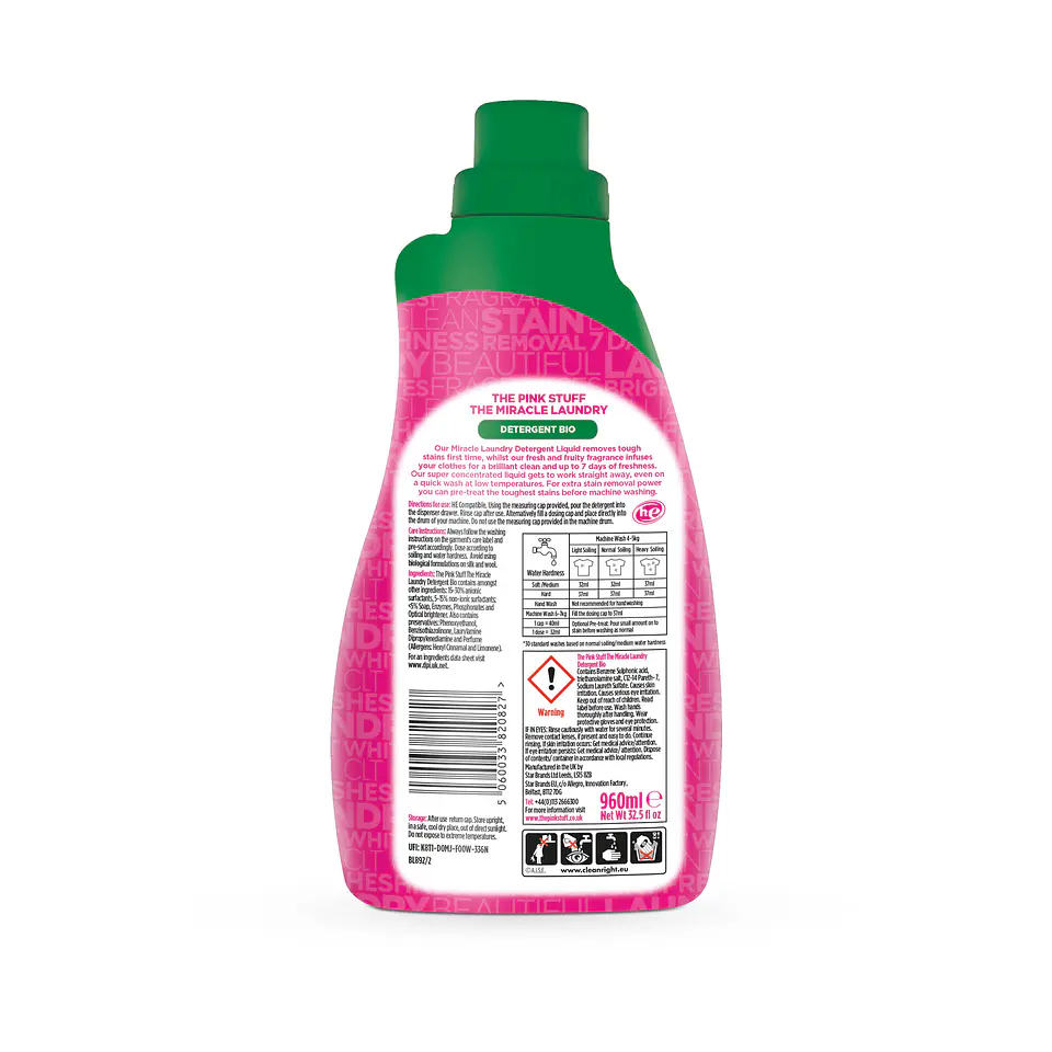 Detergente líquido Bio 960ml 2