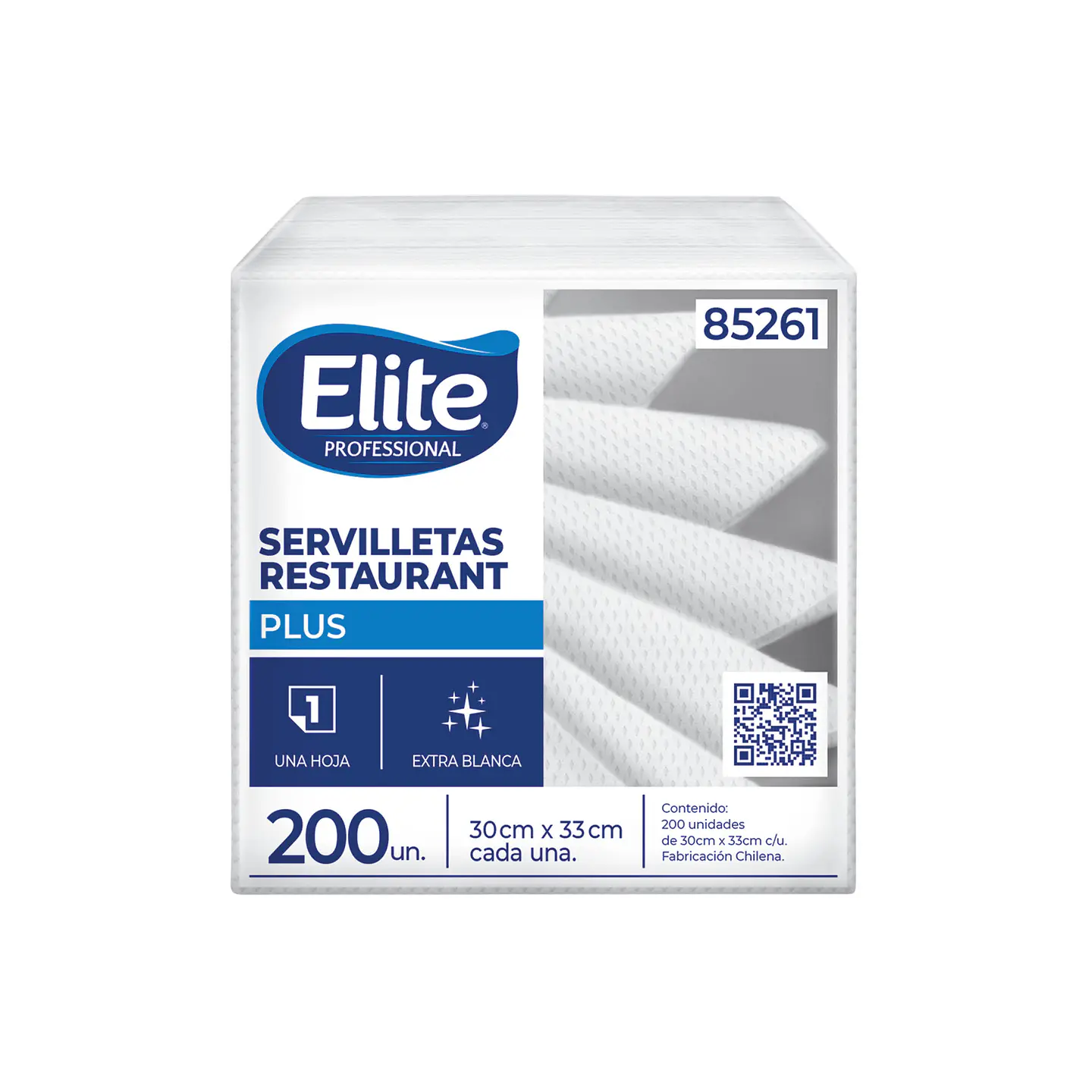Caja servilletas restaurant 30 x 33 cm - 12 paquetes de 200 unidades c/u 2