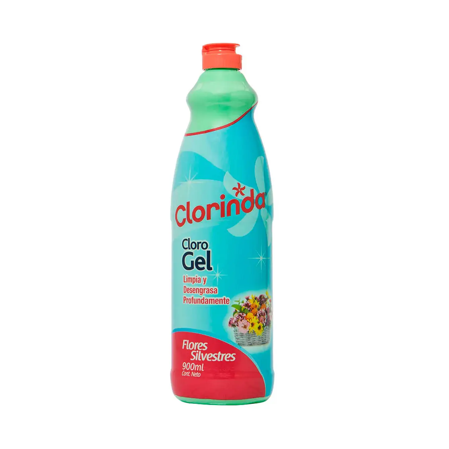 Cloro gel Clorinda Flores Silvestres 900ml 1