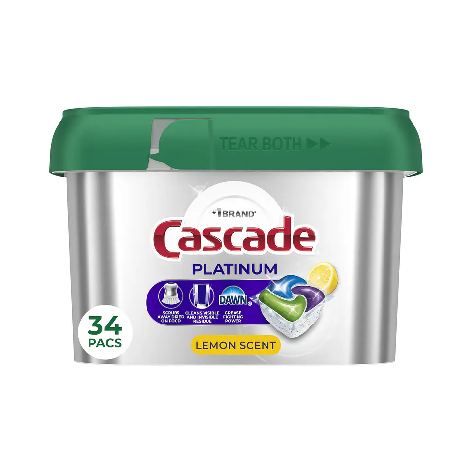 Lavavajillas en cápsulas Cascade Platinum (34 unidades) 1