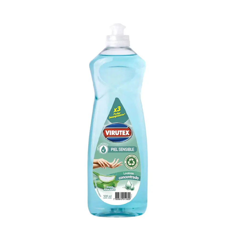 Lavalozas Aloe vera Piel sensible 500ml 1