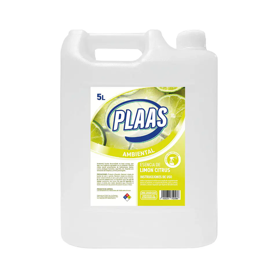 Desodorante ambiental Limón citrus 5L 1