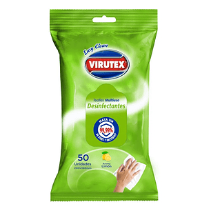 Paños húmedos desinfectantes 50 unidades