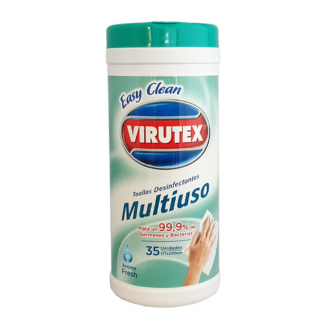 Paños húmedos desinfectantes Fresh 35 unidades