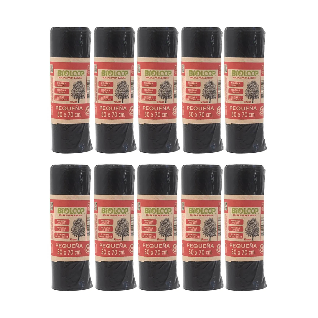 Pack Bolsas de basura 50 x 70 cm [10 paquetes] 1