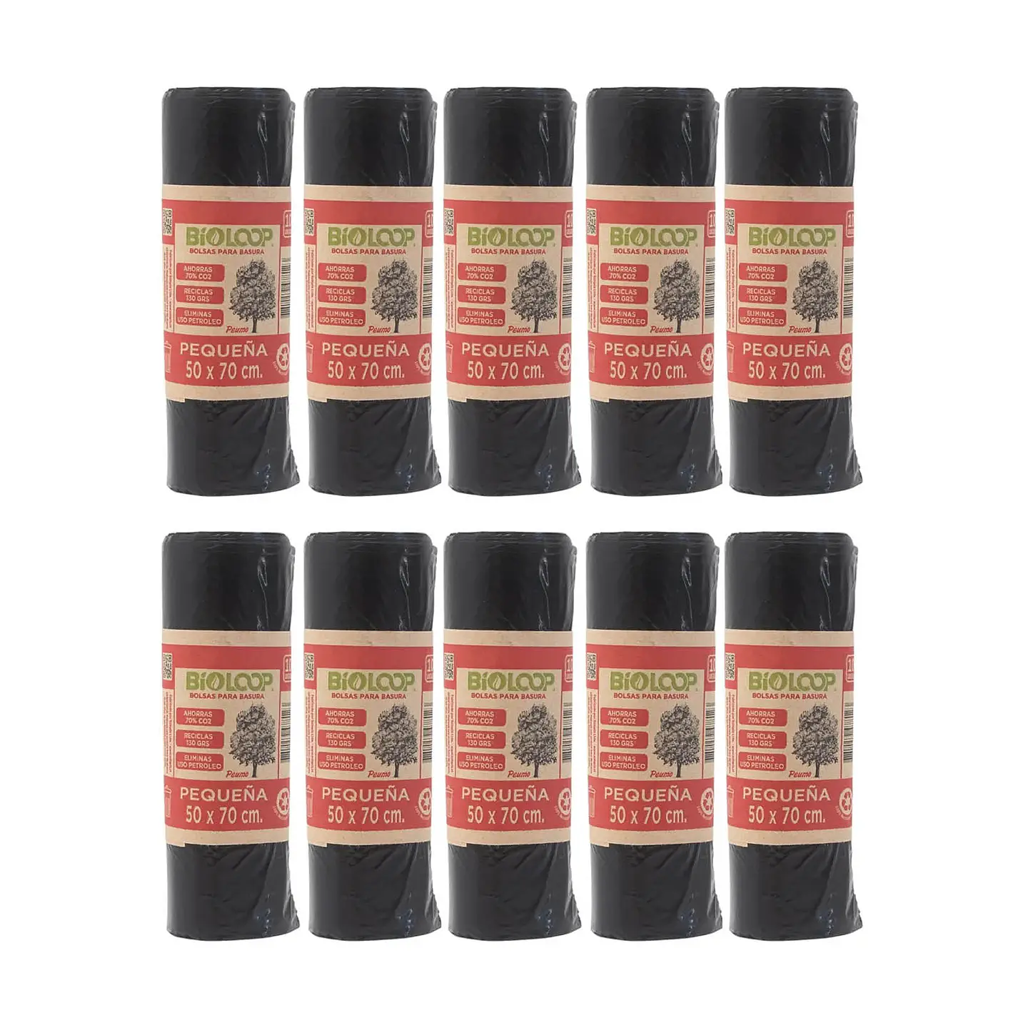 Pack Bolsas de basura 50 x 70 cm [10 paquetes] 1