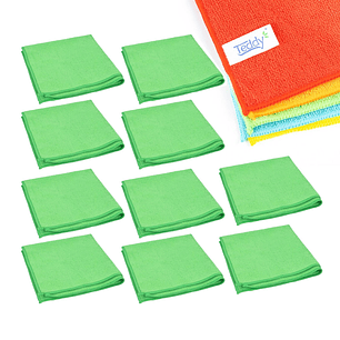 Pack Paños microfibra 38 x 38 cm [10 unidades]