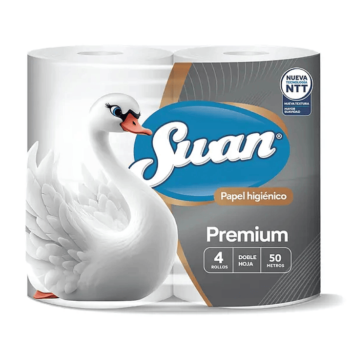 Papel higiénico 50 m doble hoja (4 rollos) 1