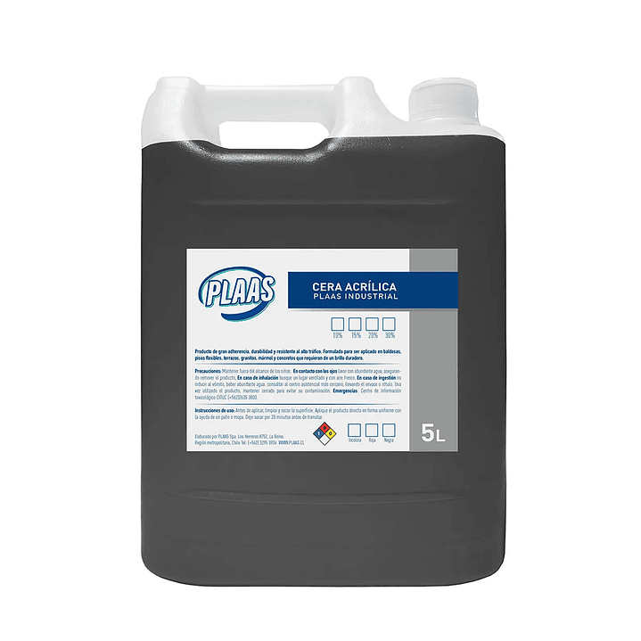 Cera acrílica autobrillo negra 5L 1