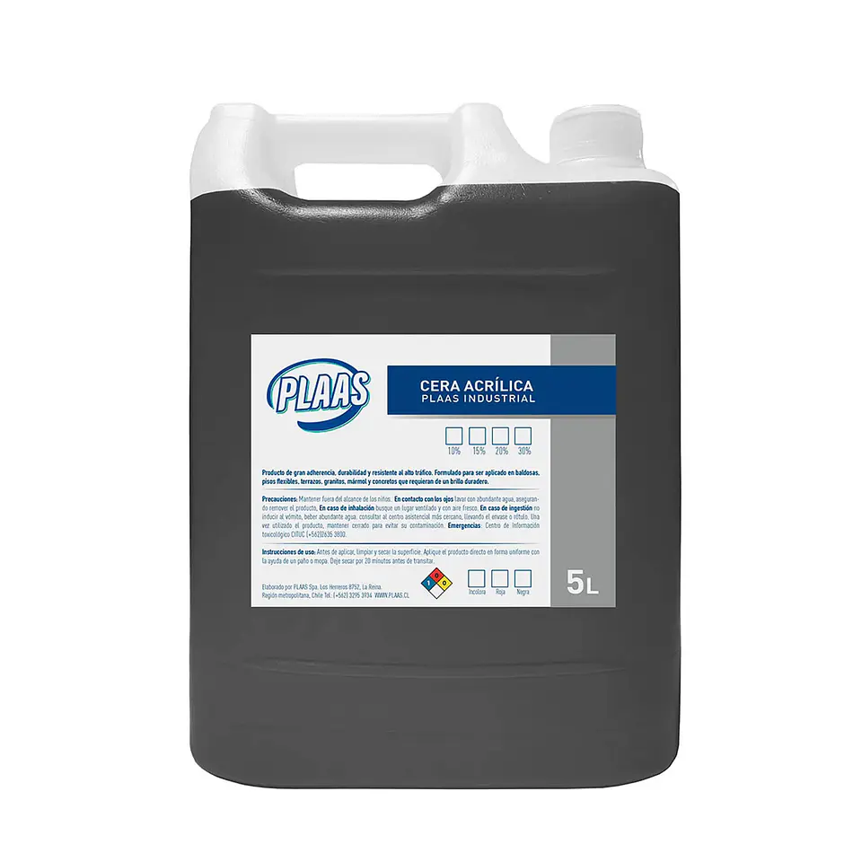 Cera acrílica autobrillo negra 5L 1