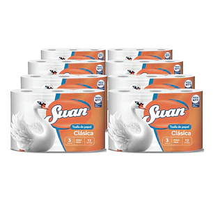 Bolsón toalla de papel 12 m doble hoja (24 rollos)