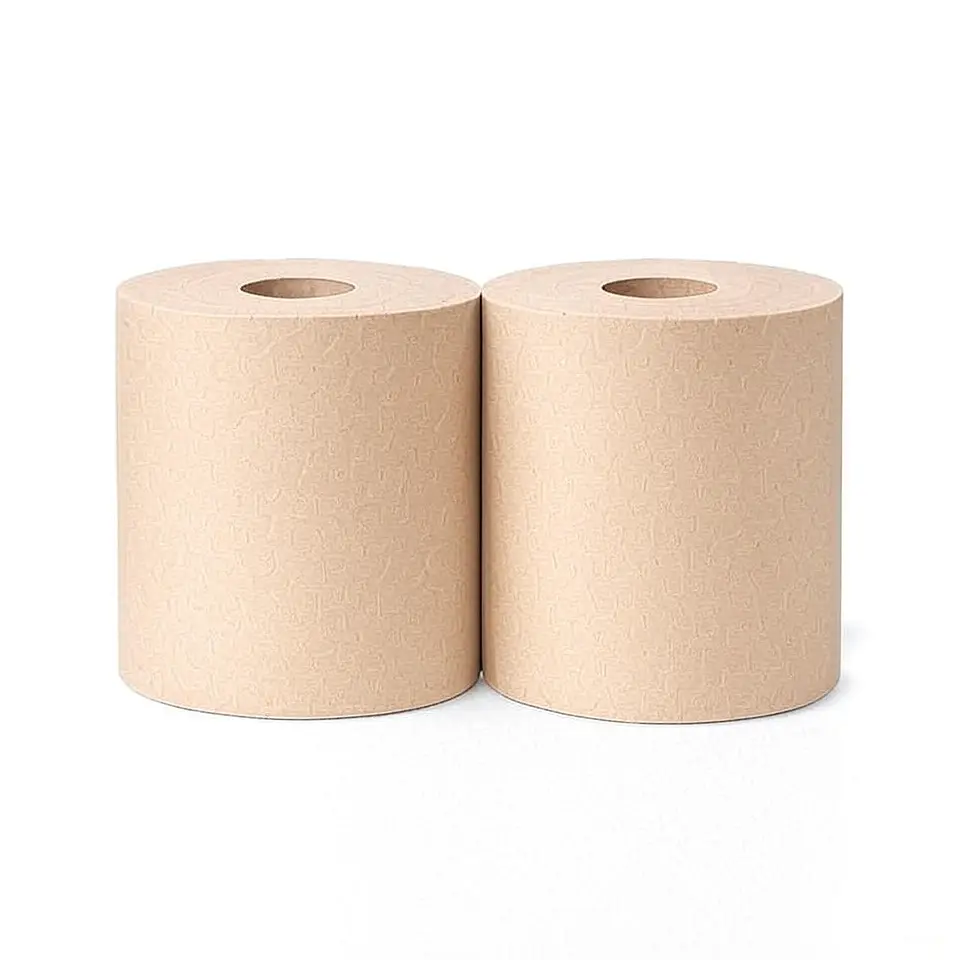 Toalla de papel Ecológica 200 m hoja simple (2 rollos) 1