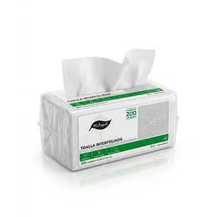 Toalla interfoliada doble hoja 200 unidades